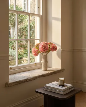 Hortensia konstgjord bukett - Soft pink, 60 cm, 5 st - Botané