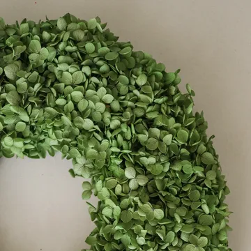 Hortensia Wreath blomkrans - Green, Ø40 cm - Botané