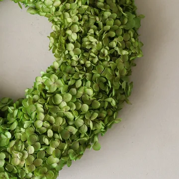 Hortensia Wreath blomkrans - Light green, Ø40 cm - Botané