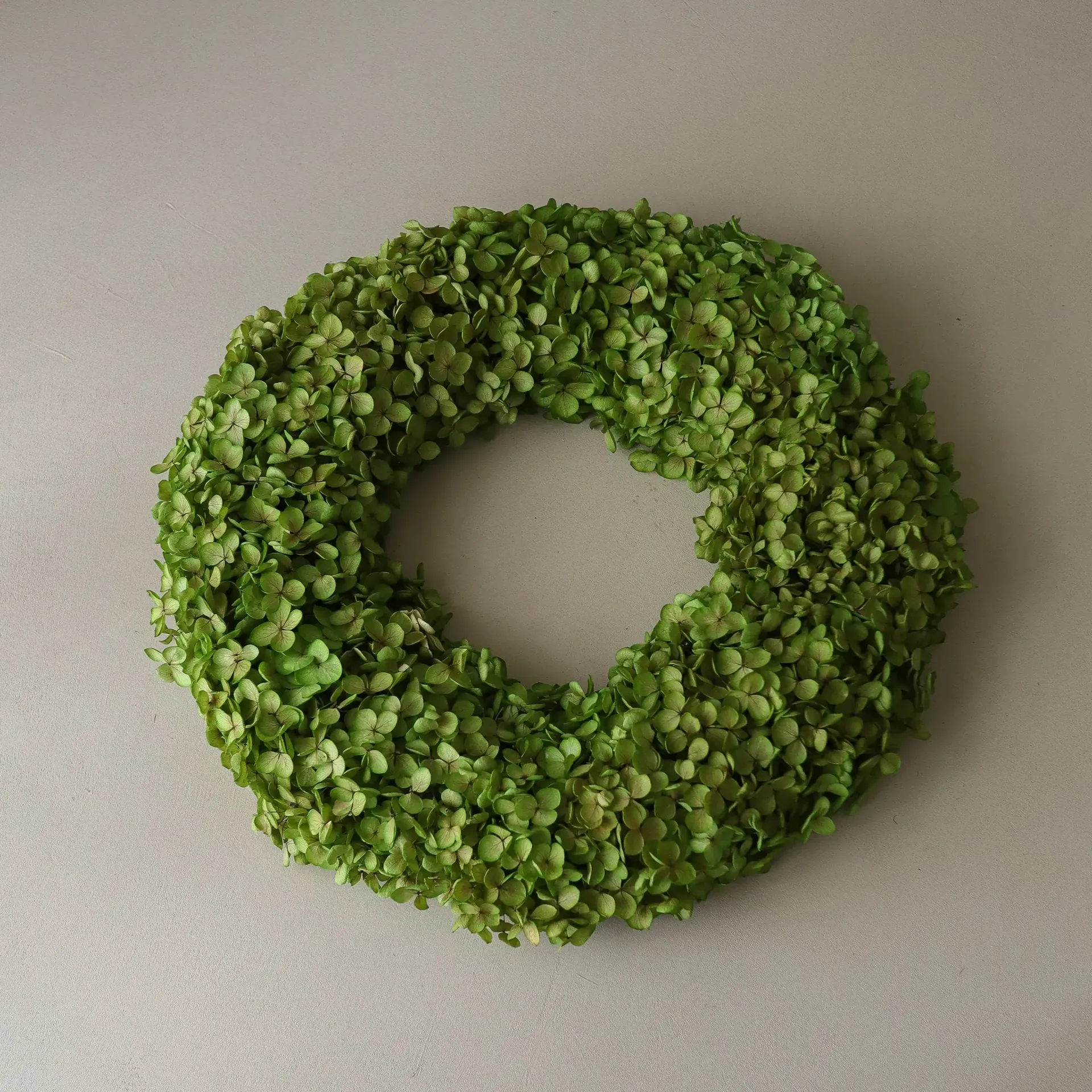 Hortensia Wreath blomkrans, Light green, Ø40 cm Botané