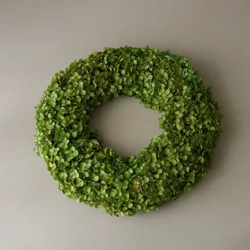 Hortensia Wreath blomkrans - Light green, Ø40 cm - Botané