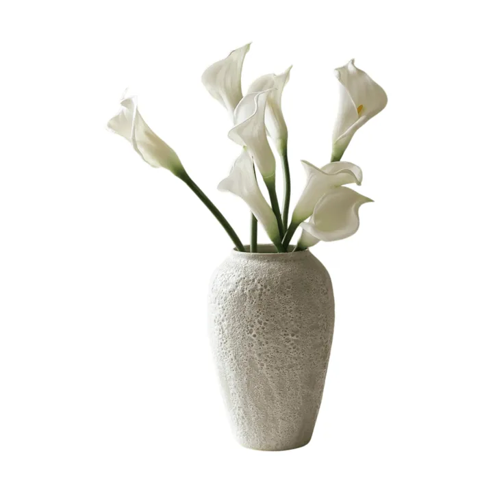 Kalla lilja konstgord bukett - Vit, 65 cm, 8 st - Botané