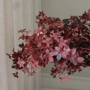 Maple Branch konstgjord bukett - Burgundy, 107 cm, 1 st - Botané