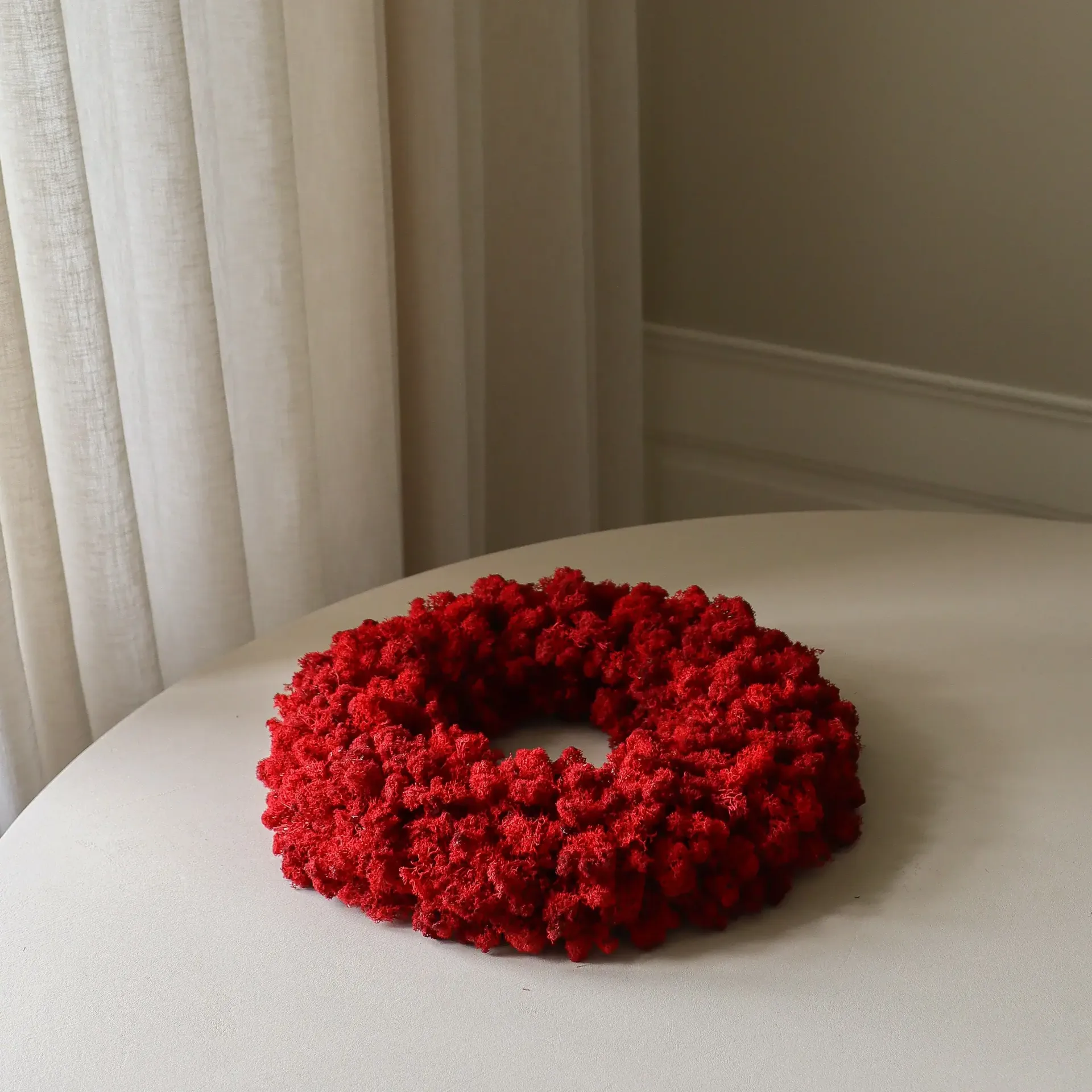 Moss Wreath mosskrans, Red, Ø40 cm Botané