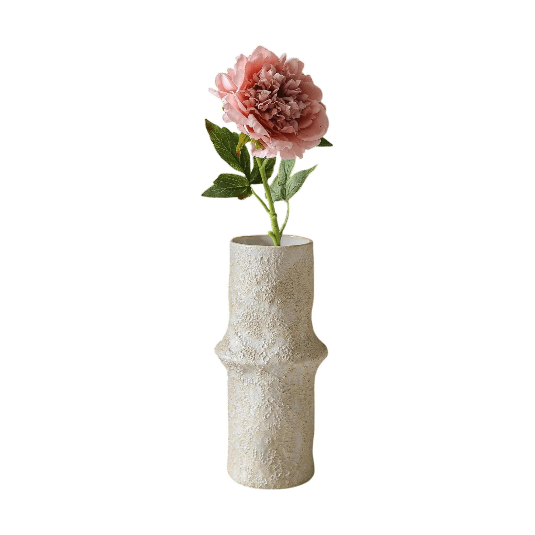 Pion konstgjord blomma, Dusty pink, 56 cm, 1 st Botané