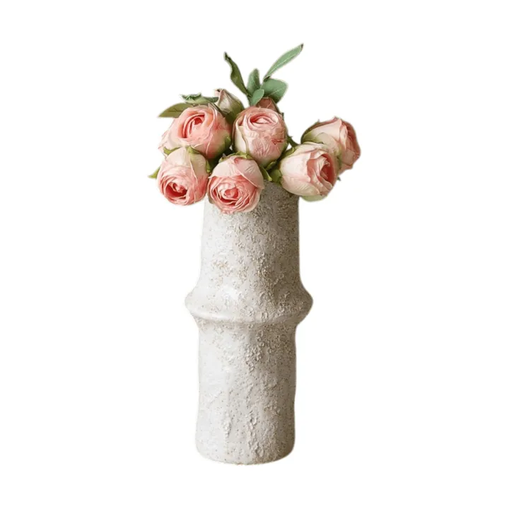 Rosor konstgjord bukett - Mini, ljusrosa 10 st - Botané