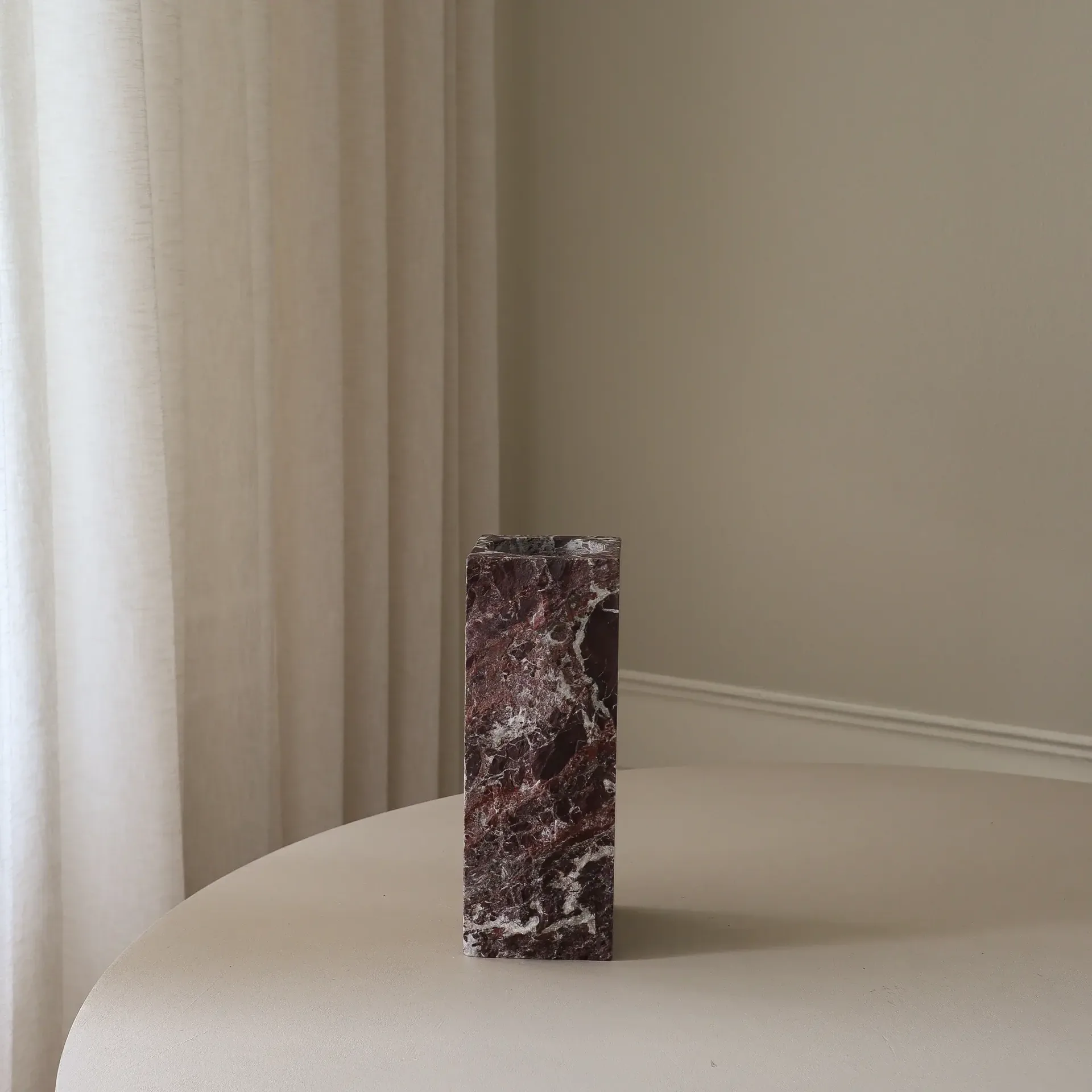 Rosso Levanto Edge marmorvas, Medium, 30 cm Botané