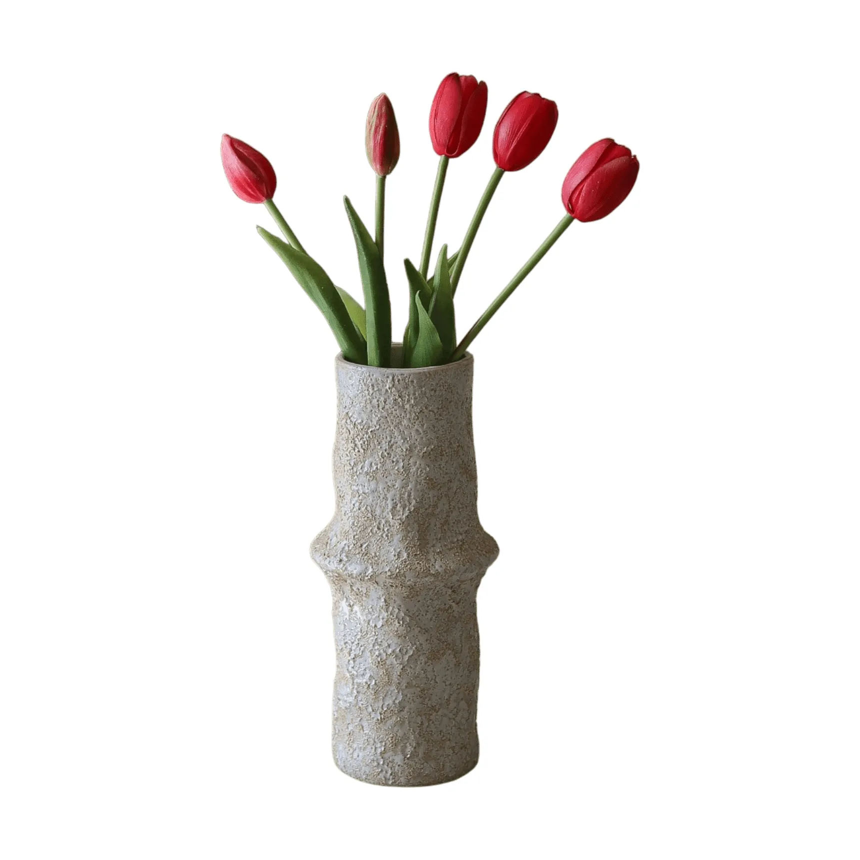 Tulpaner konstgjord bukett, Light red, 5 st Botané