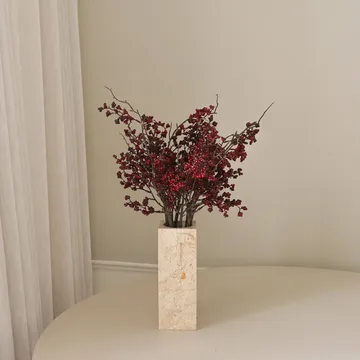 Wild Berry konstgjord bukett - Mörkröda bärkvistar, 66 cm - Botané