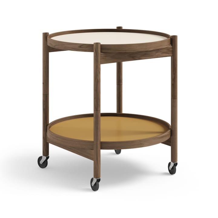 Bølling Tray Table model 50 rullbord - sunny, rökoljat ekstativ - Brdr. Krüger