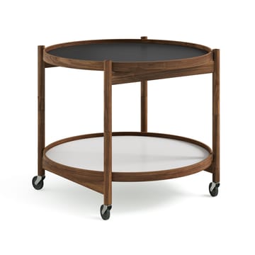 Bølling Tray Table model 60 rullbord - base, oljat valnötsstativ - Brdr. Krüger