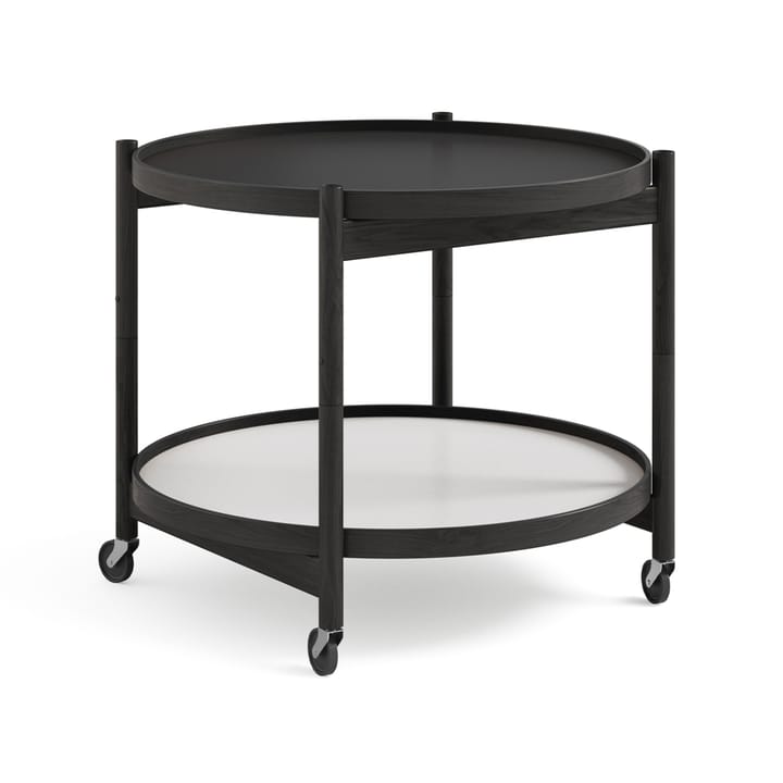 Bølling Tray Table model 60 rullbord - base, svartlackat ekstativ - Brdr. Krüger