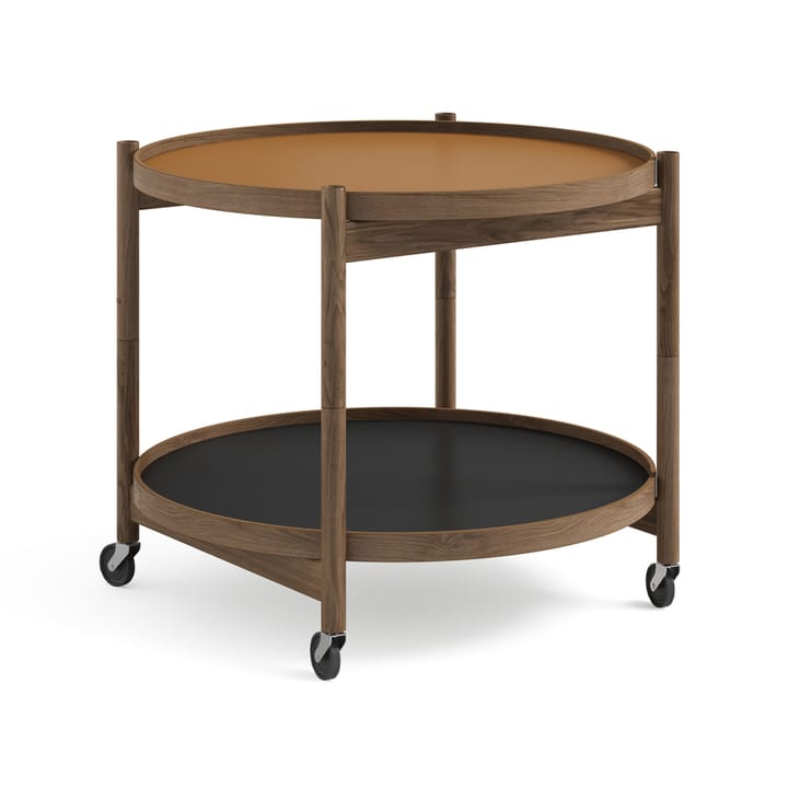 Bølling Tray Table model 60 rullbord - clay, rökoljad ekstativ - Brdr. Krüger
