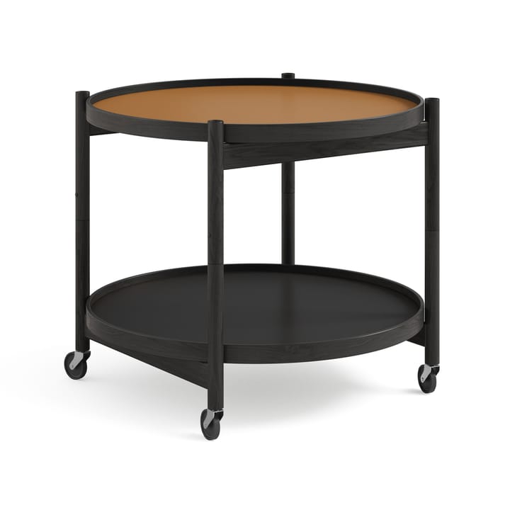 Bølling Tray Table model 60 rullbord - clay, svartlackat ekstativ - Brdr. Krüger