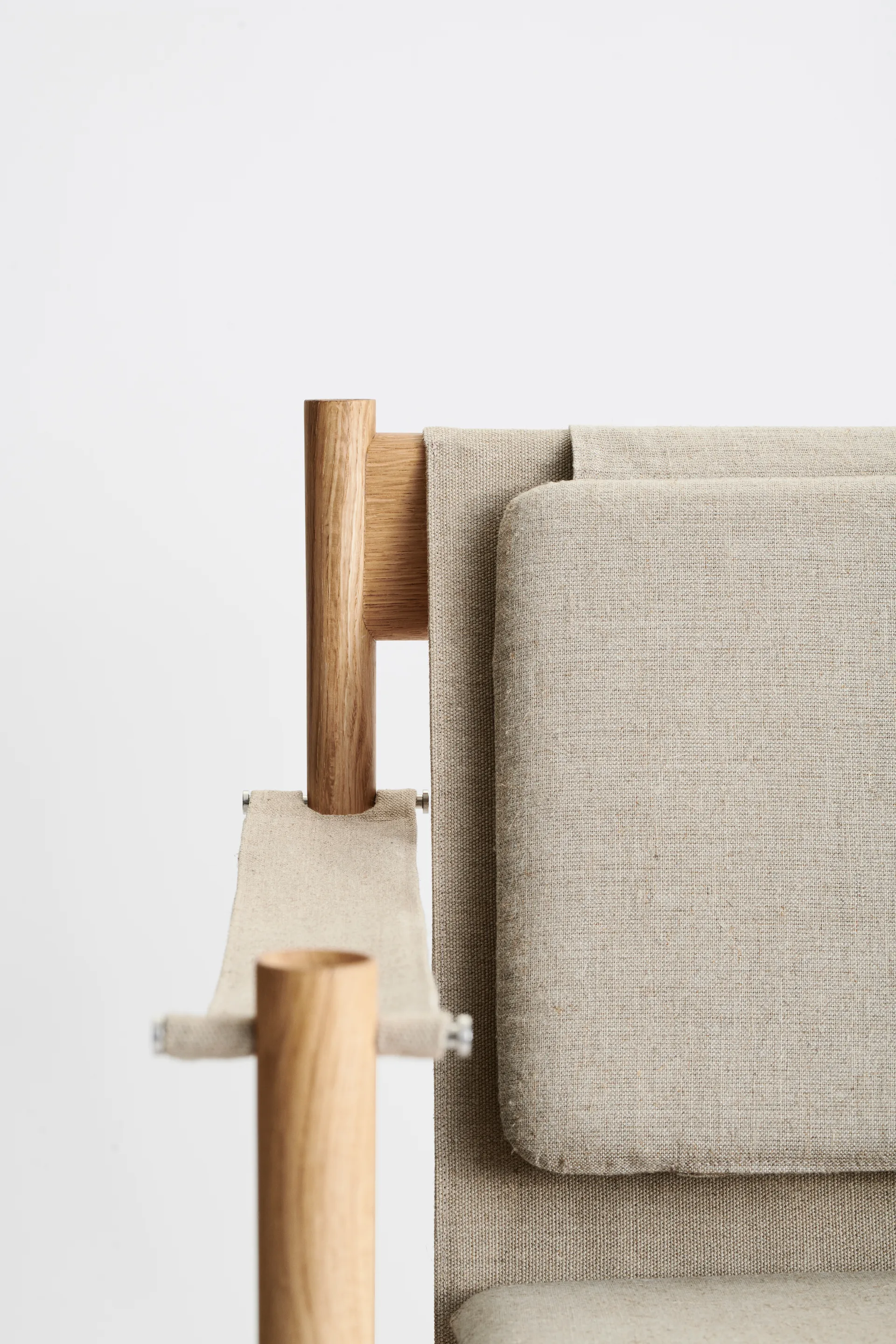 HB loungestol, Oljad ek-canvas natur Brdr. Krüger