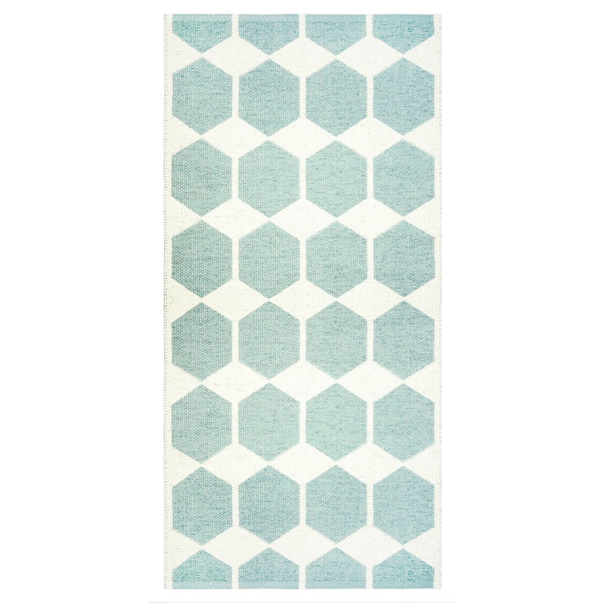 Brita Sweden Anna matta aqua (turkos) 70 x 100 cm | Skandinavisk Design | Plastmattor | Blå
