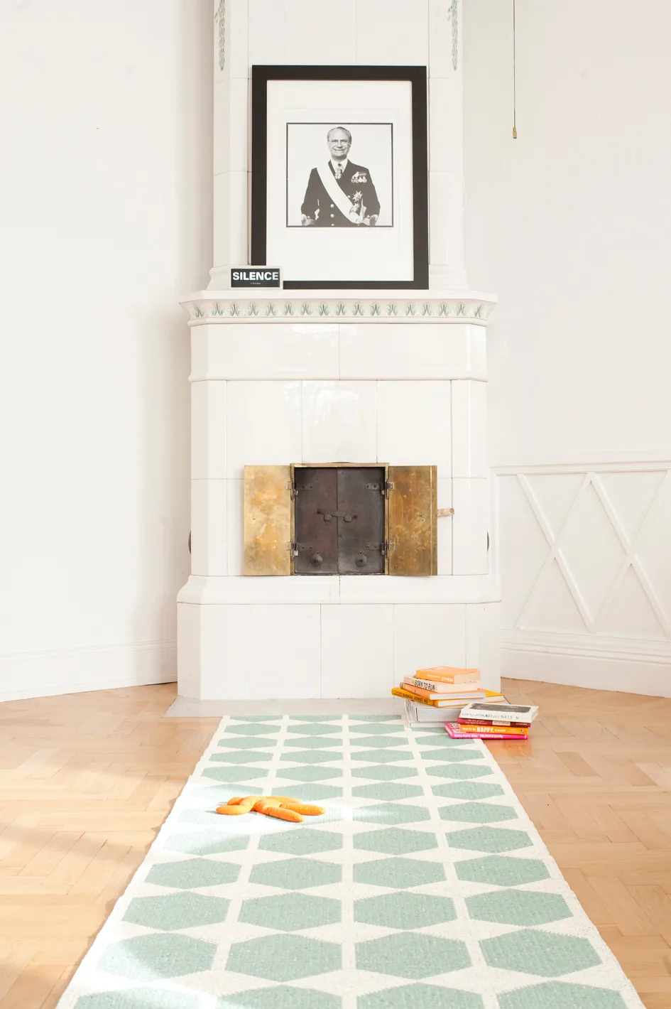 Anna matta stor aqua (turkos), 150 x 200 cm Brita Sweden