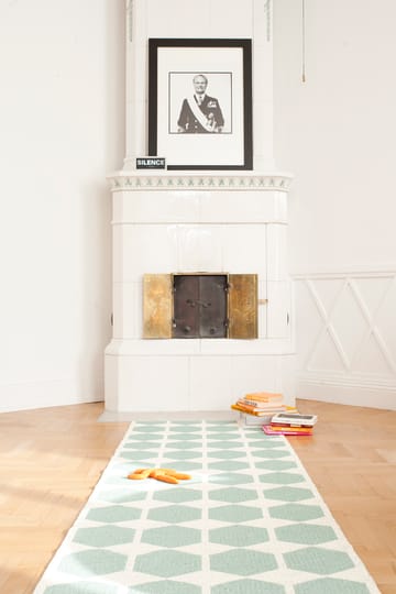 Anna matta stor aqua (turkos) - 150 x 200 cm - Brita Sweden