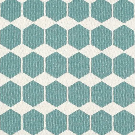 Anna matta stor aqua (turkos), 150 x 200 cm Brita Sweden