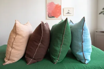 Evy kuddfodral - Brown, 50x50 cm - Brita Sweden