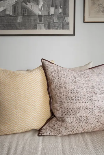 Field kuddfodral - Brown, 50x50 cm - Brita Sweden