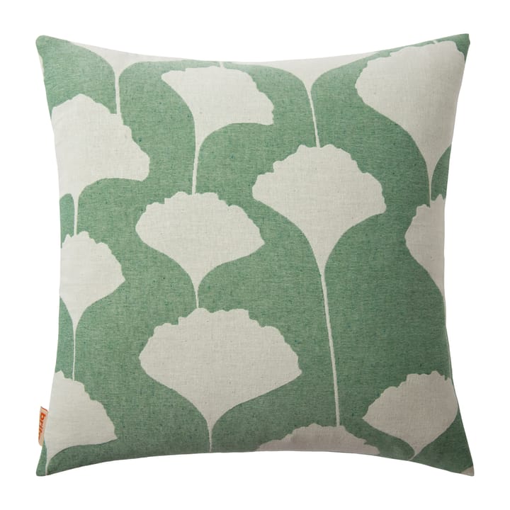 Ginko kuddfodral 50x50 cm, Grön-vit (Emerald) Brita Sweden