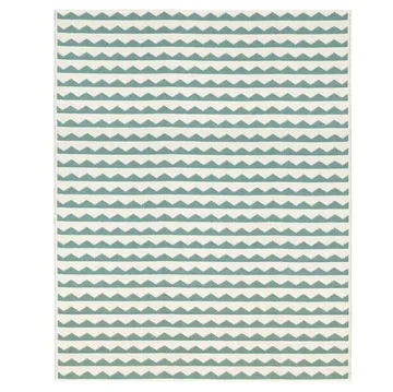 Gittan matta stor aqua (turkos) - 150 x 200 cm - Brita Sweden