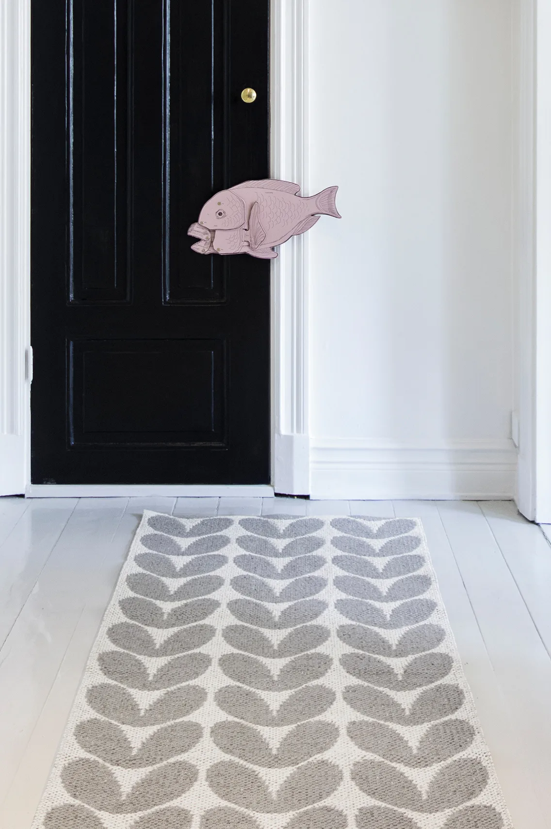 Karin matta stor concrete (grå), 150 x 200 cm Brita Sweden