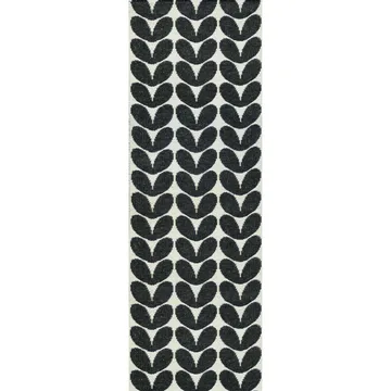 Karin matta svart - 70x150 cm - Brita Sweden