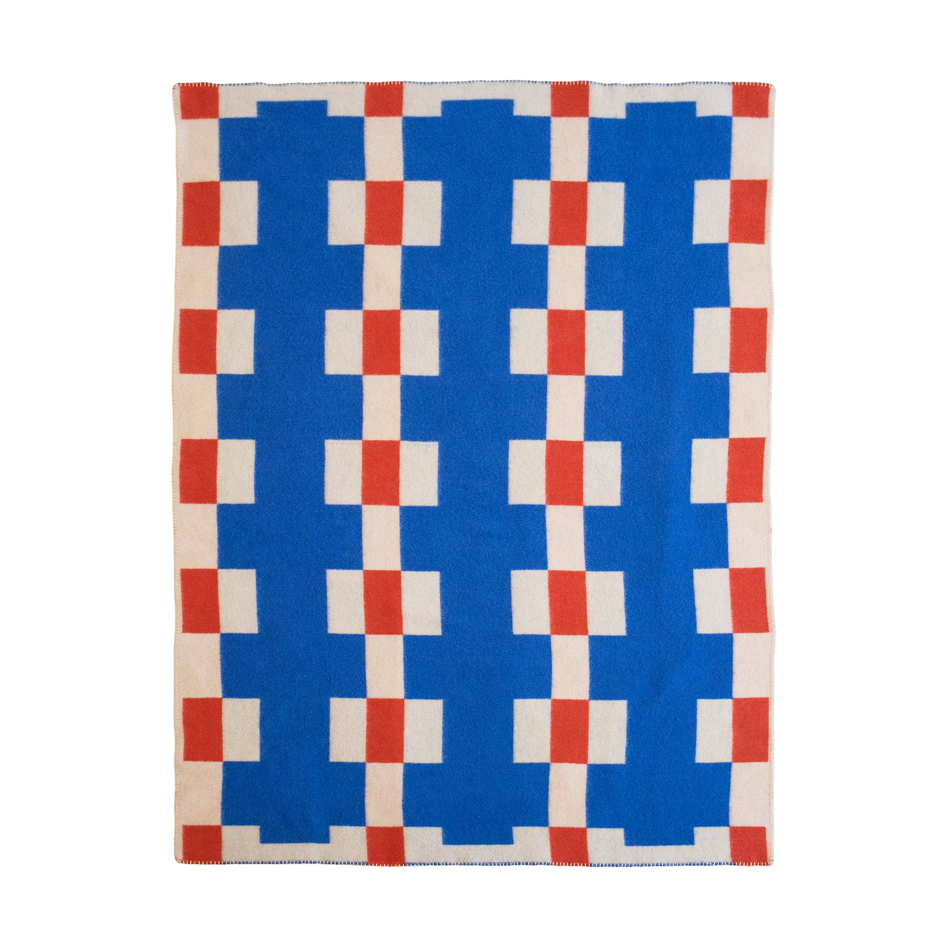 Marta filt, Blue, 180x130 cm Brita Sweden