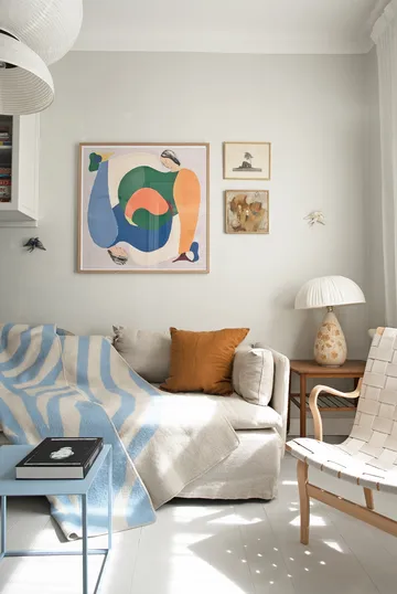 Pugh filt - Blue, 200x130 cm - Brita Sweden