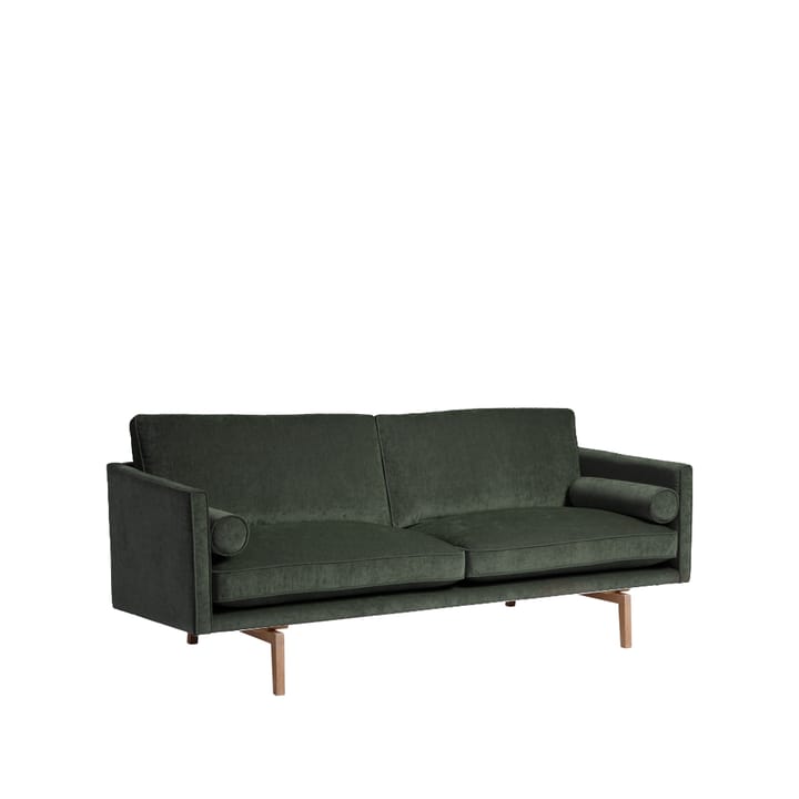 Edge soffa - 3-sits tyg prisma 13 mörkgrön - Bröderna Anderssons
