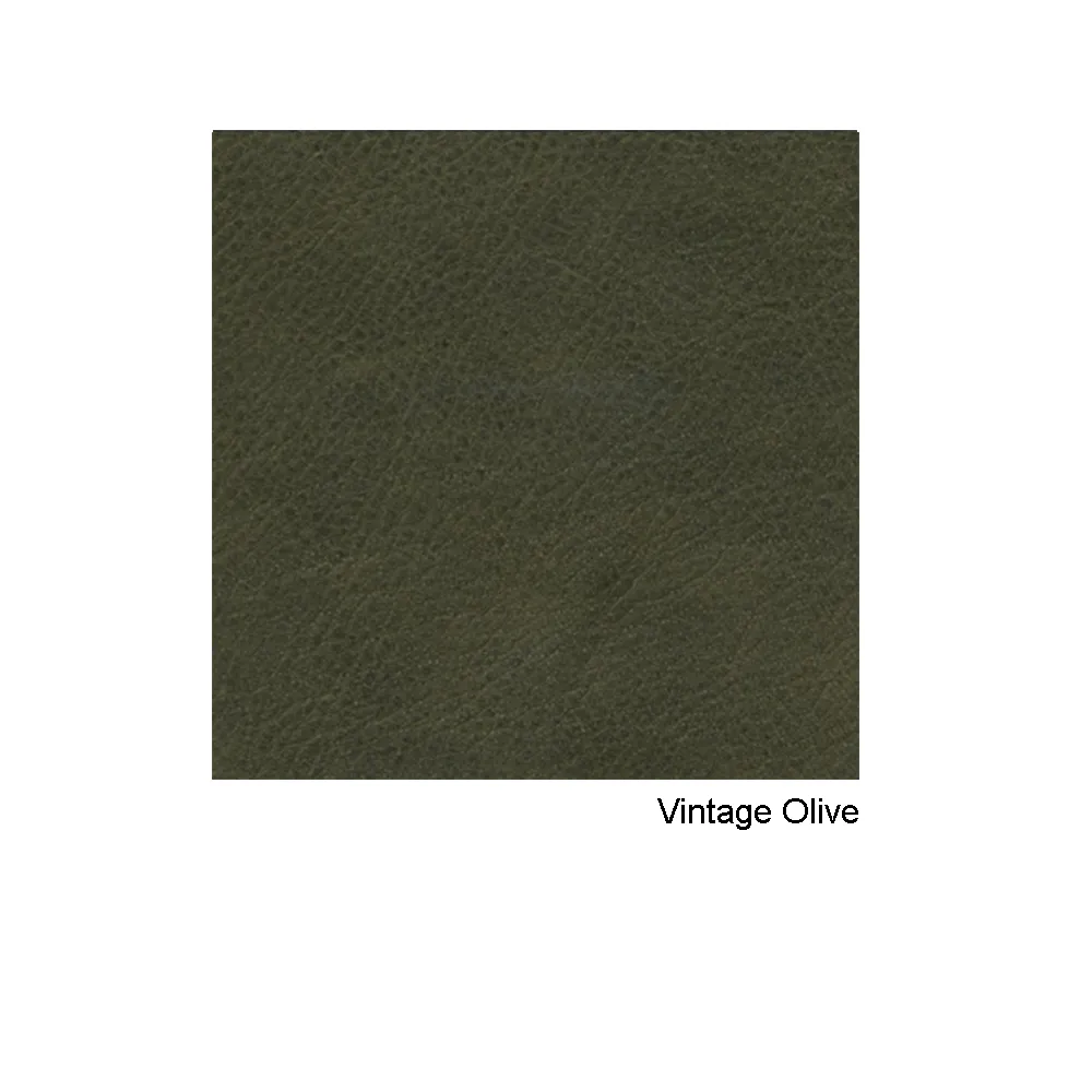 Electra soffa, 3-sits läder vintage olive-svart Bröderna Anderssons