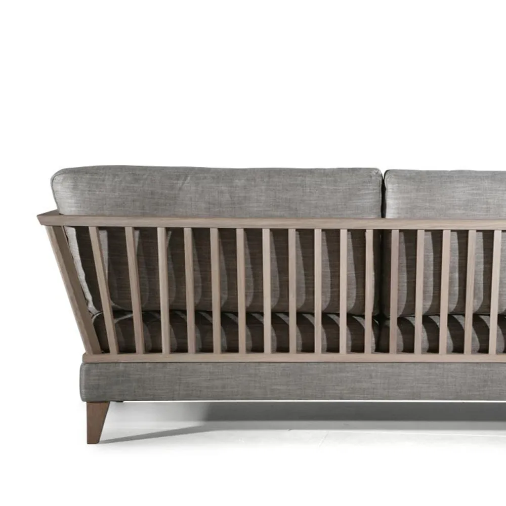 Särö soffa, 3-sits Facet 9 svart-svartbetsad ek Bröderna Anderssons