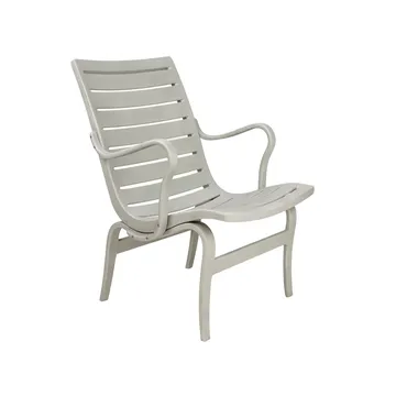 Eva Aluminium fåtölj - aluminium, med armstöd - Bruno Mathsson International