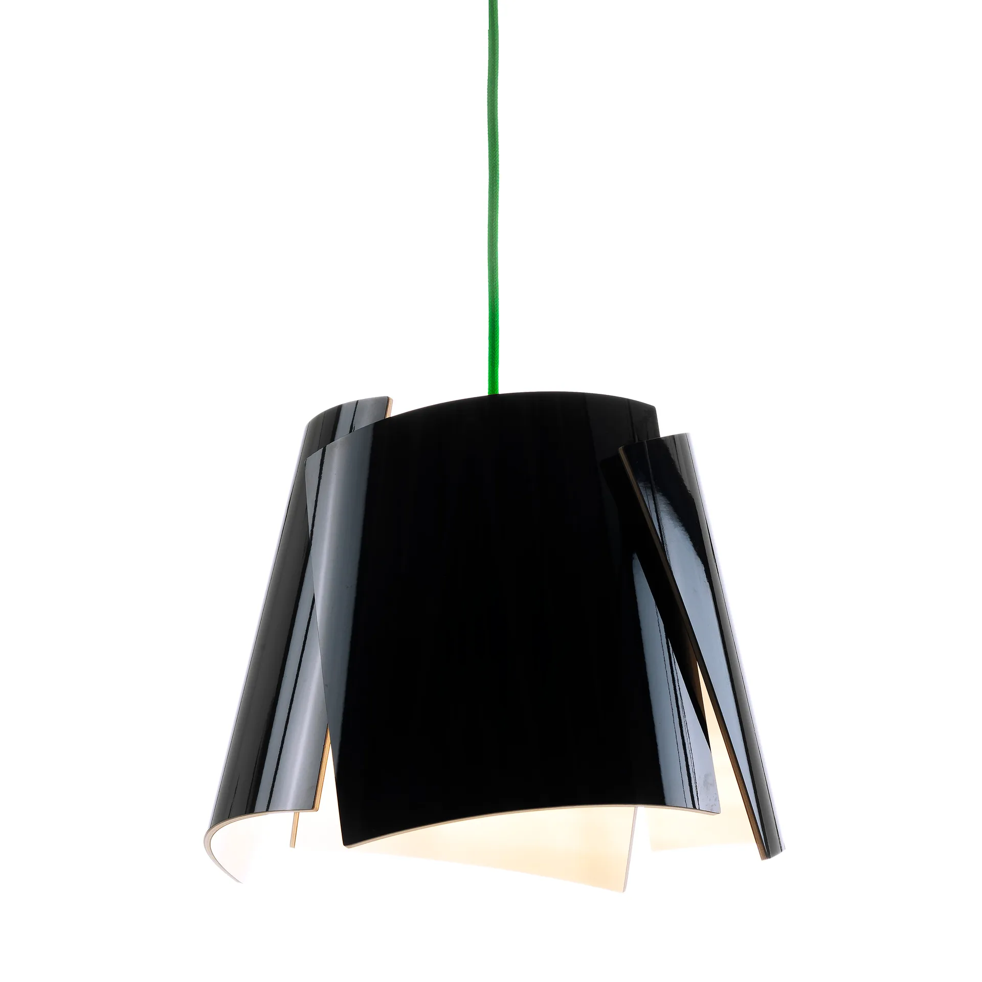 Leaf svart lampa, svart-grön Bsweden