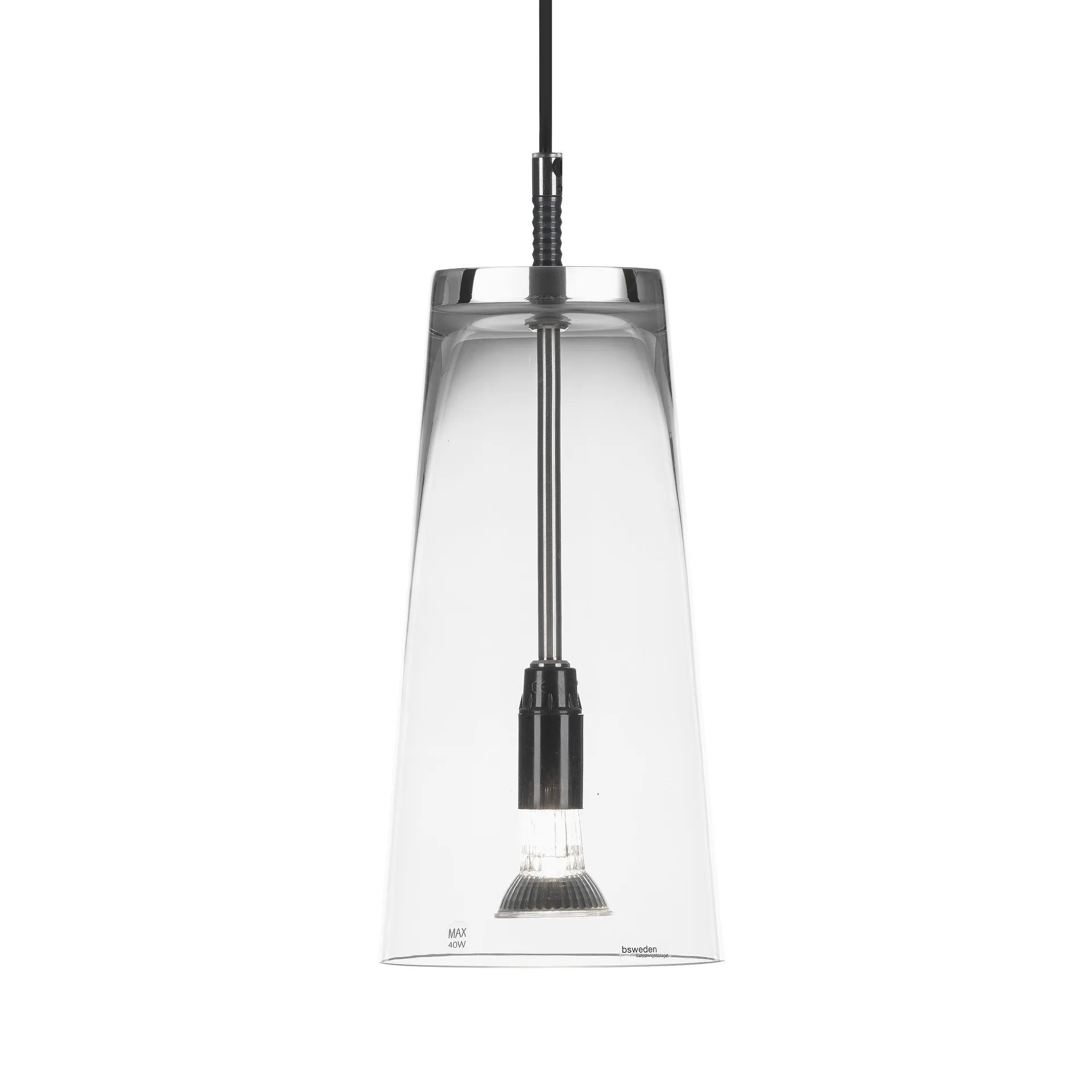 Manhattan lampa klarglas, 29 cm klarglas Bsweden