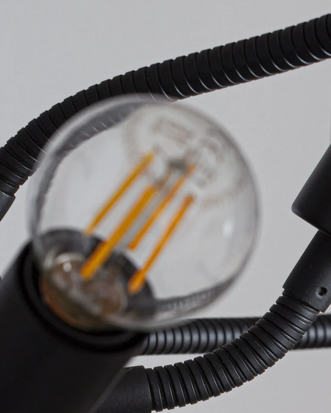 Cappello taklampa Ø82 cm, Matt svart-beige By Rydéns