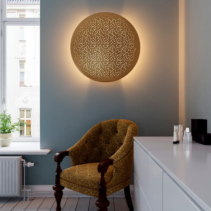 Colby vägglampa Ø70 cm, Guld By Rydéns