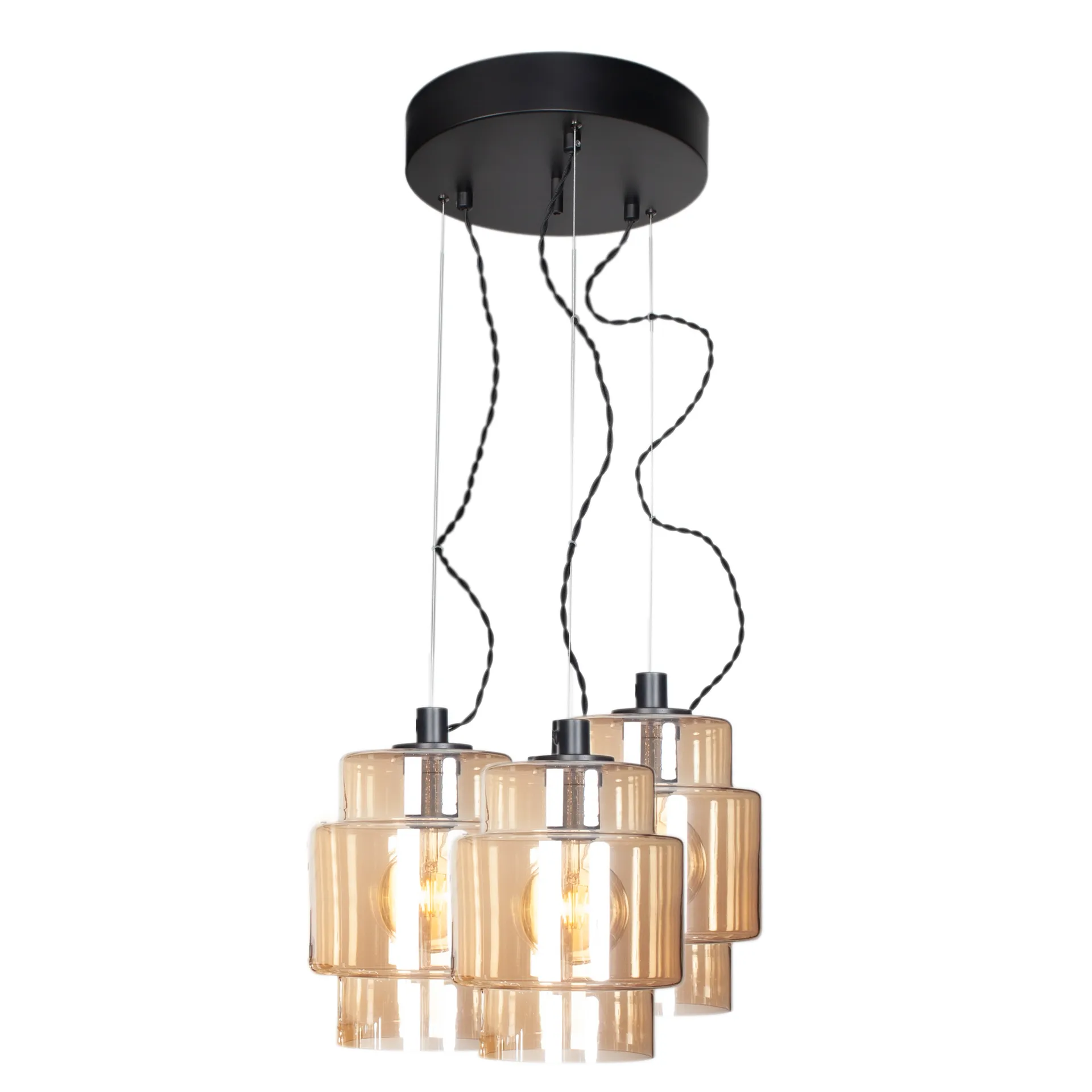 Ebbot 3-låg pendel, Amber By Rydéns