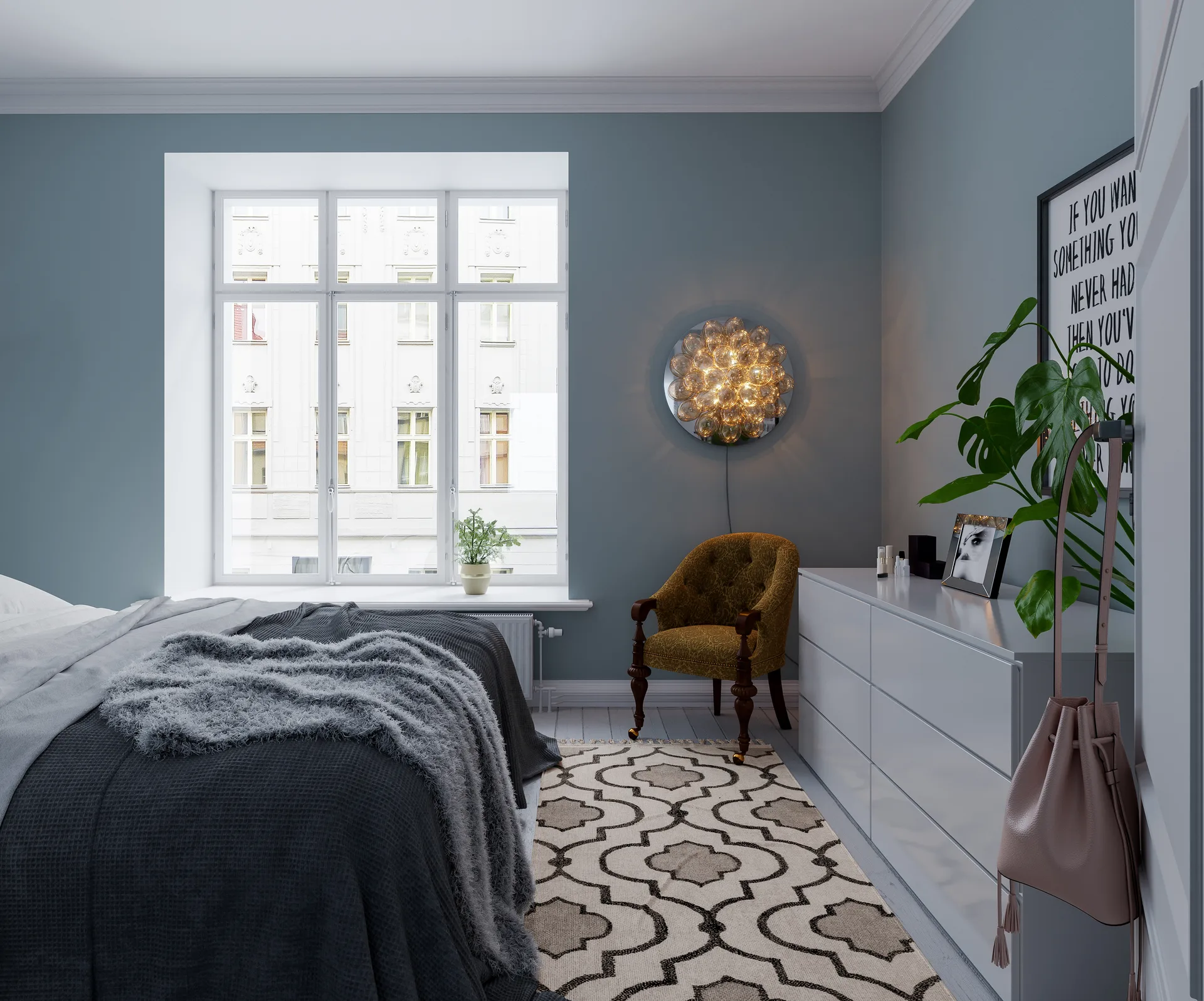 Gross vägglampa Ø60 cm, Amber By Rydéns