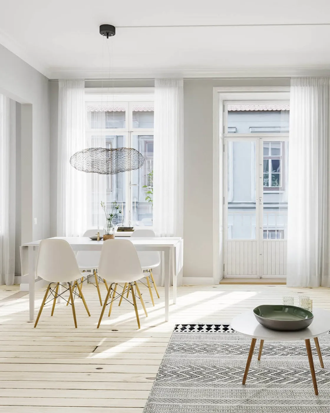 Hayden taklampa 76 cm, Matt svart By Rydéns