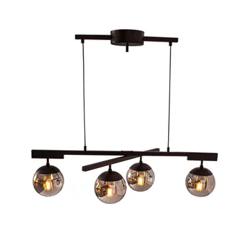 Labelle taklampa - svart/rökgrå - By Rydéns