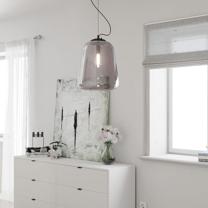 Leola taklampa Ø33 cm, Svart-rökgrå By Rydéns