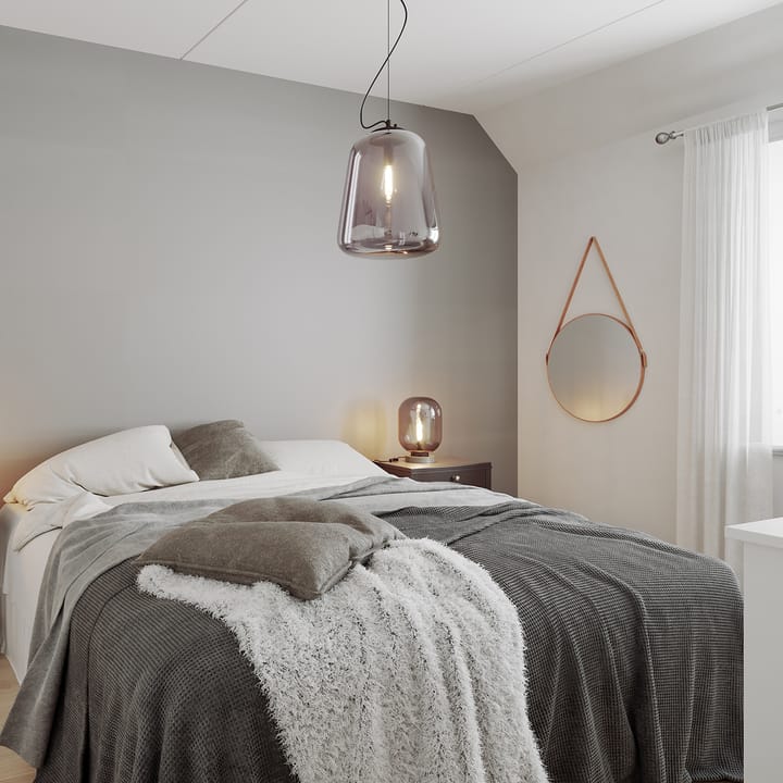Leola taklampa Ø33 cm, Svart-rökgrå By Rydéns
