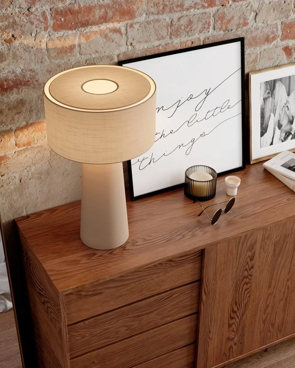 Linum bordslampa, Beige, 50 cm By Rydéns