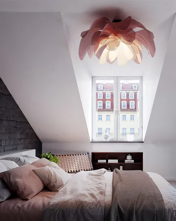 Lou Lou plafond Ø80 cm - Rosa - By Rydéns