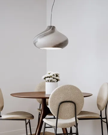 Mira taklampa Ø45 cm - Vitsvart - By Rydéns