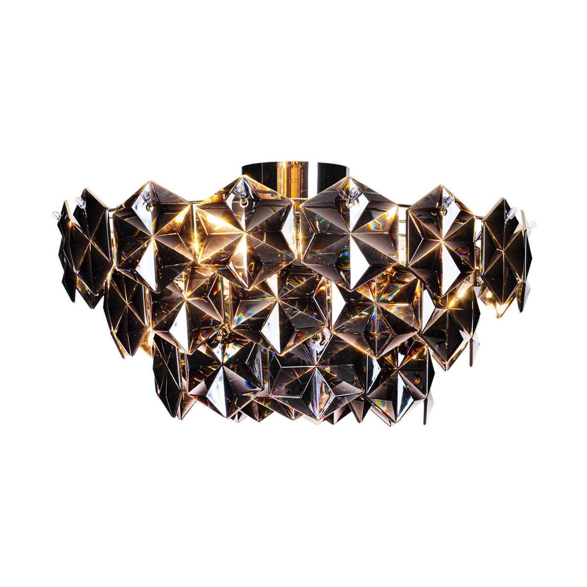 By Rydéns Monarque plafond Krom-svart | Skandinavisk Design | Plafonder | Silverfärgad