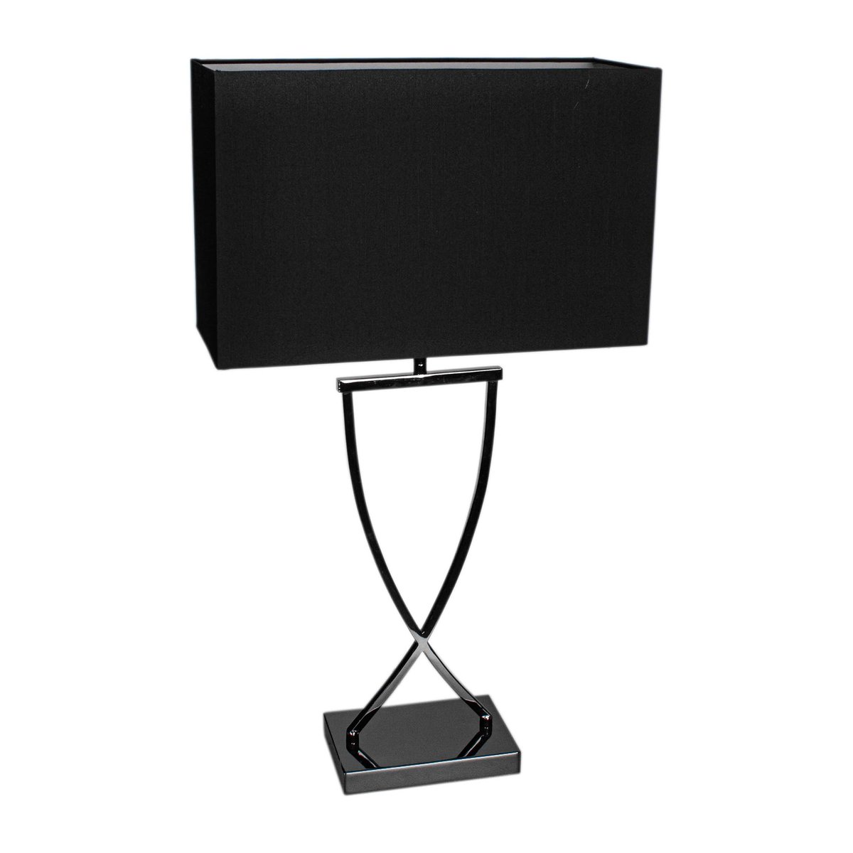 By Rydéns Omega bordslampa 69 cm Svart-krom | Skandinavisk Design | Bordslampor | Svart
